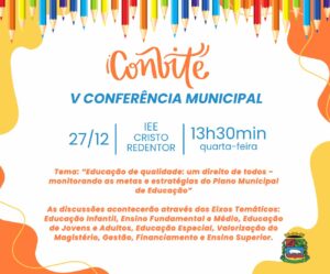Leia mais sobre o artigo Cândido Godói promove  V Conferência Municipal de Educação