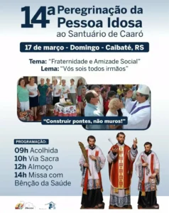 Leia mais sobre o artigo Diocese de Santo Ângelo organiza mais uma peregrinação da Pessoa Idosa ao Santuário de Caaró