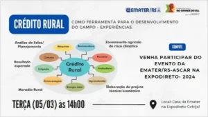 Leia mais sobre o artigo Emater/RS-Ascar realizará seminário sobre crédito rural na Expodireto Cotrijal