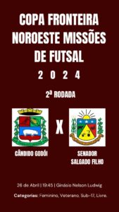 Leia mais sobre o artigo Cândido Godói participa da Copa Fronteira Noroeste Missões de Futsal