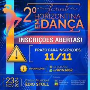 Leia mais sobre o artigo 2º Festival Horizontina em Dança está com inscrições abertas