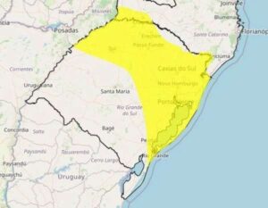 Leia mais sobre o artigo RS tem três alertas do Inmet para chuva intensa nos próximos dias