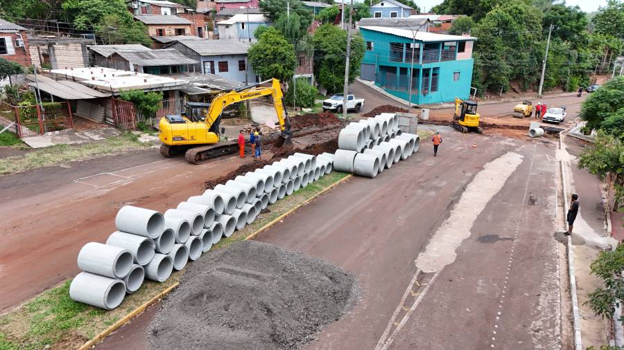 Leia mais sobre o artigo Prefeitura de Santo Ângelo inicia obras de drenagem e pavimentação na Avenida Brasil