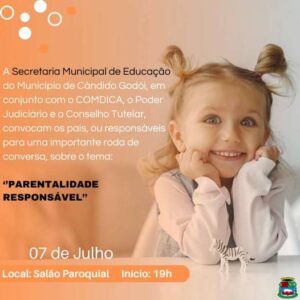 Leia mais sobre o artigo Cândido Godói Promove Roda de Conversa sobre Parentalidade Responsável no Dia 7 de Julho