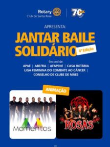 Leia mais sobre o artigo Rotary Club de Santa Rosa promove 4ª Edição do Jantar Baile Solidário em prol de entidades assistenciais