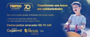 Leia mais sobre o artigo Coopermil lança Campanha Especial do Troco Solidário