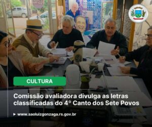 Leia mais sobre o artigo Festival 4º Canto dos Sete Povos divulga composições selecionadas para as fases geral e regional