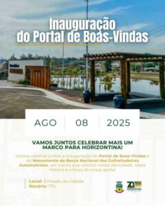 Leia mais sobre o artigo Horizontina celebra 70 anos com inauguração de monumento e portal de boas-vindas