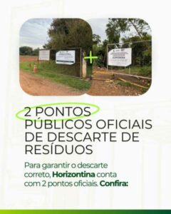 Leia mais sobre o artigo Horizontina reforça Programa de Gestão de Resíduos Sólidos Urbanos