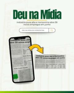 Leia mais sobre o artigo Indústria puxa alta e Horizontina abre 59 novos empregos em junho