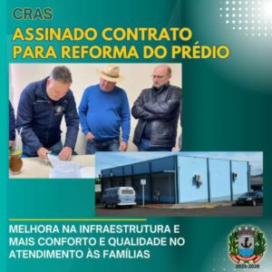 Leia mais sobre o artigo Porto Lucena assina contrato para reforma do prédio do CRAS