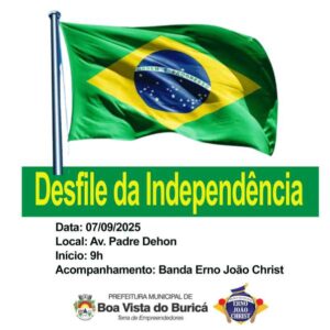Leia mais sobre o artigo Boa Vista do Buricá realiza Desfile da Independência no dia 7 de setembro