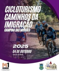 Leia mais sobre o artigo Campina das Missões recebe Cicloturismo Caminhos da Imigração em outubro 