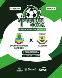 Leia mais sobre o artigo Super Copa AMUFRON de Futsal chega à 4ª rodada em Doutor Maurício Cardoso