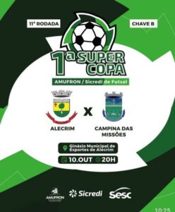 Leia mais sobre o artigo Campina das Missões disputa a 1ª Super Copa AMUFRON de Futsal