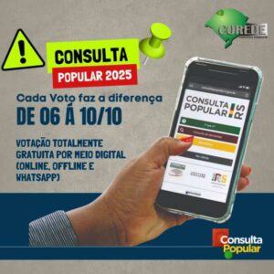 Leia mais sobre o artigo Consulta Popular 2025 inicia nesta segunda-feira: população decide investimentos regionais
