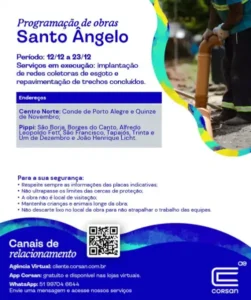 Leia mais sobre o artigo Corsan atua na ampliação de rede de esgoto em Santo Ângelo