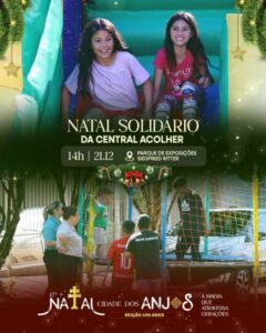 Leia mais sobre o artigo Natal Solidário da Central Acolher será neste domingo (21) no Parque de Exposições