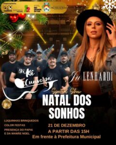 Leia mais sobre o artigo Show especial marca o “Natal dos Sonhos” em Boa Vista do Buricá no dia 21 de dezembro