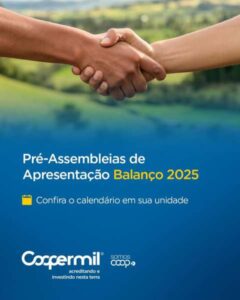 Leia mais sobre o artigo Coopermil divulga calendário de apresentação do balanço 2025 ao quadro social