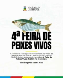 Leia mais sobre o artigo Feira de Peixes Vivos será realizada neste sábado em dois pontos do município