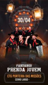 Leia mais sobre o artigo Fandango Prenda Jovem leva tradição e música ao CTG Porteira das Missões em Cerro Largo