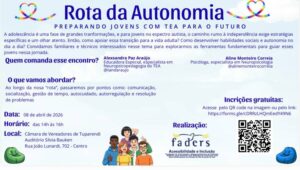 Leia mais sobre o artigo Tuparendi promove encontro sobre autonomia de jovens com TEA no dia 8 de abril