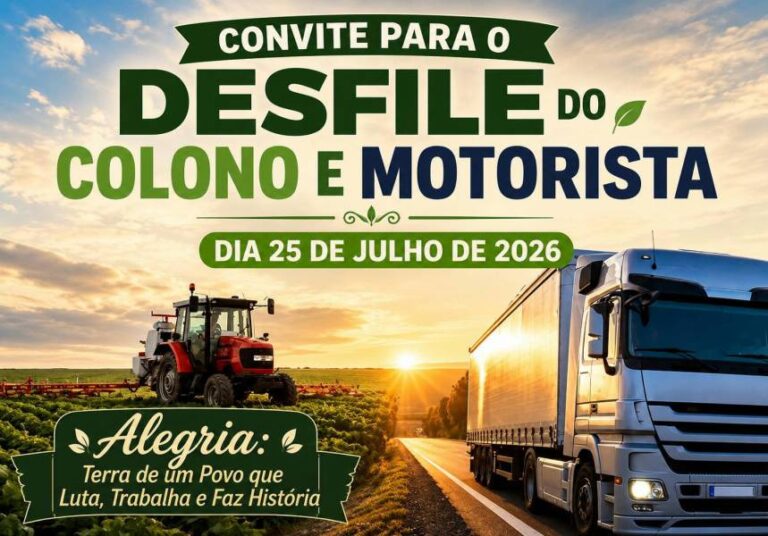 Colono e Motorista 2026