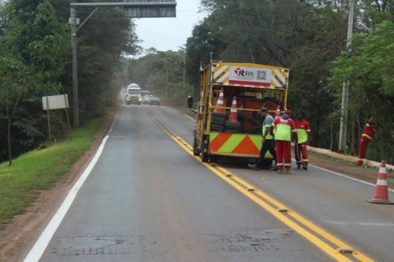 Obras na ponte sobre o Rio Ijuí na ERS-344