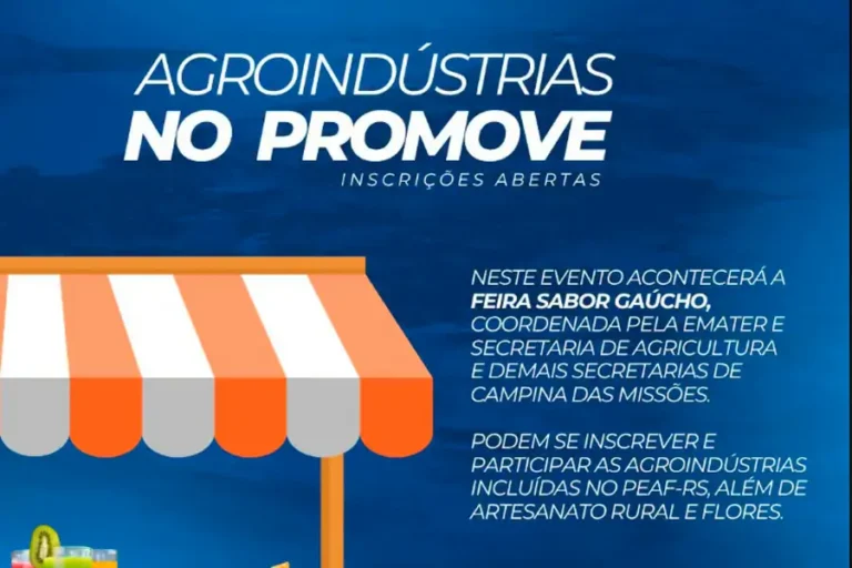 Agroindústrias podem se inscrever para participar do Promove Campina 2026