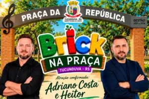 Brick na Praça reúne cultura, gastronomia e solidariedade em Tucunduva